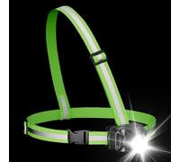 Générique Lampada da Corsa Illuminazione - Sicurezza Ricaricabile per Giubbotto, Portatile, Alta Luminosità, Runner, Orientamento Regolabile Passeggiata Escursionismo | Multipurpose Outdoor Indoor