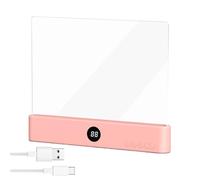 Générique Lampada da lampada a LED con 3 modalità di colore, ricaricabile tramite USB, timer e livelli di luminosità, rispettoso degli occhi e portatile, perfetta per leggere per donne, ho