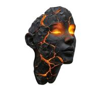 Générique Lampada da parete, Illusion Wall Sconce, 7.09x5.51x9.84 Inches Shattered Soul Easy Installation Led Decorative, Scultura Light For Bedroom, Living Room, Cafe, Dining Hall, Modern, e Art
