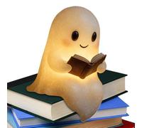 Générique Lampada di Halloween | Lampada fantasma,Decorazioni a LED Con Design Di Libro Di Lettura Spaventose Per Fattoria Ufficio Casa Camera Vacanza Cappotto Casa