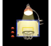 Générique Lampada LED Pallacanestro | Kit di lampade da camera con cesto da basket | Illuminazione d'atmosfera con 3 palle giochi al coperto per camera da , soggiorno, cucina, casa, adulti e