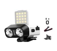 Générique Lampada Per Casco Di Sicurezza Faro UltraBright Intenso, Illuminazione Testa Compatta, Modulo Sensore Avanzato | E Lavoro Notturno Cantieri Edilizia Ambienti Industriali Percorso