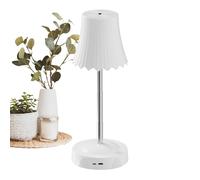 Générique Lampada ricaricabile da desk - 10 pollici rotondo filo da basket Smart Ambient Light for Bedroom and Restaurant, Cordless Adjustable Height Function With Battery Powered, Kitchen, Nightstand