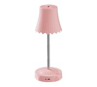 Générique Lampada ricaricabile da desk - 10 pollici rotondo filo da basket Smart Ambient Light for Bedroom and Restaurant, Cordless Adjustable Height Function With Battery Powered, Kitchen, Nightstand