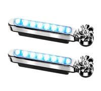 Générique Lampade LED Eoliche Decorative Regolabili Automotive | 2 Luci Diurne LED per Veicolo Alimentate dal Vento Camion Pick-Up SUV Scooter Moto Guida Giornaliera Campeggio