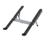 Générique Laptop Docking Station Stand, alluminio lega USB Hub with Tablet Support, Portable Laptop Holder for Home, Office, Desk, Travel, Business, Setup