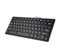 Générique Laptop Keyboard, Wired Keypad, Low-Noise Typing Device, USB Ultra-Slim Portatile Laptop Typer, Travel Accessory, Perfect for Desktop Computer, Tablet, Work, Home
