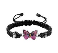 Générique Larghezza Bracciale Gioielli Braccialetti con corde regolabili per le donne Braccialetti Carini Gioielli 4 Bracciale Anelli, Taglia unica, Filo rope, Nessuna pietra preziosa