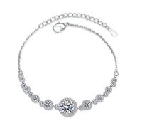 Générique Larghezza perline braccialetto per scelta anelli Woven Rope braccialetto adatto come regalo di compleanno per il vostro argento inossidabile naturale gioielli, Taglia unica, Metallo, Nessuna