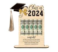 Générique Laurea Money Holder, Inizio Cash Stand, Completion Hat Pattern Design, Sturdy Material, Stylish Look, (1 pezzo), Ideal for Teen Girls, Perfect for Ceremony and Cash Display, multicolore, C,