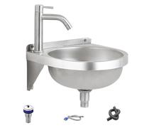 Générique Lavabo sospeso per Bagno | Lavabo da Lavabo Semi-Circolare - Lavello da Cucina | per Bagno, WC, Cucina, Lavanderia, Ristorante, Casa, Caffè, Hotel