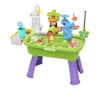 Générique Lavello da gioco d'acqua per bambini,Rubinetto a batteria e tavolo ad acqua elettrico | Giocattoli educativi da gioco, per 1-5 anni di ruolo asilo, asilo, giardino, asilo nido e cortile