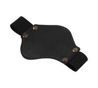 Générique Leather Gear Shift Cover, Boot Protector, Weatherproof Lightweight Quick Installation Stylish Portable Secure Fit, Bike Accessory for Cycling Motorcycle, 3.94x3.15x0.59Inches, Brown, Black