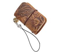 Générique Leather Pocket Notebook, 5 x 3 cm Elegant Craftsmanship Small Notebook Journal 64 pagine, semplice per carry Leather Pocket Journal Notebooks for writing women men men work