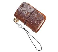 Générique Leather Pocket Notebook, 5 x 3 cm Elegant Craftsmanship Small Notebook Journal 64 pagine, semplice per carry Leather Pocket Journal Notebooks for writing women men men work