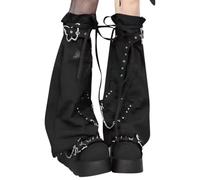 Générique Leggings a farfalla con catena | punk larghi al ginocchio - per autunno Natale Cosplay Halloween festa all'aperto ragazze e, Nero , Se référer au descriptif