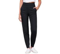 Générique Leggings anti cellulite donna glutei esercizio fitness pantaloni rialzati cintura senza cuciture alto collant yoga comodo leggero per allenamento pancia retrazione, Le Noir, L