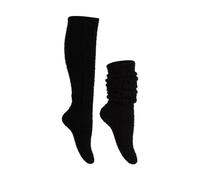 Générique Leggings da donna in pile nero calze invernali extra spesse e lunari, calze calde autunnali e invernali, per la casa, uomo oro, Le Noir, Taglia unica