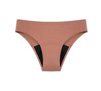 Générique Leggings da ragazza, colore bianco, costume da bagno mestruale fisiologico anti-perdita, per donna, 4 strati, set yoga a vita alta, marrone, XXL