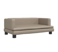 Générique Letto per cane Cappuccino 80 x 45 x 30 cm Similipelle,Articoli per animali da compagnia,Accessori per cani,Cestini per cani,marrone, 7.25 kg, 171905