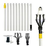 Générique Light Changer, Telescopic Bulb Gripper, Adjustable Clamping Stick, Extended Reach Removal System, Garage Warehouse Safety Hardware, Lampadario Floodlight Component, alluminio Silver Size