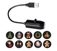 Générique Light Projector - Proiettore USB Light Waterproof with 10-Pattern,Christmas Screen | Home Decorations Ringraziamento, Uffizi Desk, Home, School, Apartment, Parties, Outdoor Decor