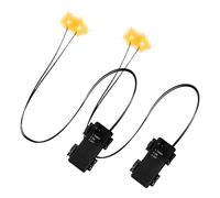 Générique Light Up Eyes Halloween | 0,5 cm Skull Cosplay Light Up Eyes with Timer | Multiple Applicazioni LED Decorations Spooky Props for Tombstones Skeletons Outdoor Halloween Pumpkin