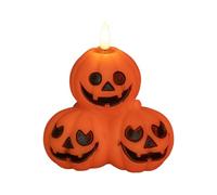 Générique Light Up Pumpkins - Halloween Pumpkin LED Night Lights | Multi-Season Spooky Ambient Lighting Home Decor for Shelf Fireplace Desk Bedroom Office Living Room School Outdoor