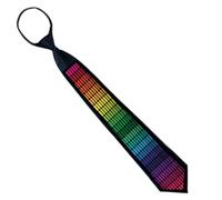Générique Light Up Tie - Glowing Necktie LED Christmas Light Tie | Sound-activated LED Light-up Tie Flashes Dinamically To Music and Sound For Eye-catching Holiday Entertainment.