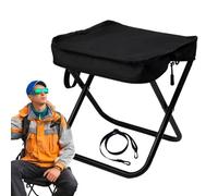 Générique Lightweight Camping Chair - Chairs for Outside | Outdoor Camp Folding Chair | Lightweight Beach Seat with Strap | Camping Supplies Comfortable Seating for Backpacking BBQ Travel Accessories