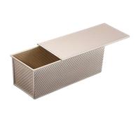 Générique Loaf Pan With Lid | Carbon Steel, 12.6in X 4.7in X 4.3in, Non-Stick | Long Bread Baking Mold For Homemade Toast, Sandwich Bread | Oven Safe Bakeware