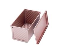 Générique Loaf Pan with Lid, Seamless Non-Stick Bread Toast Box for Homemade Baking, Heat Resistant Cake Mold for Roasting Desserts Cooking Bakery Picnic Camp Kitchen Use 525g