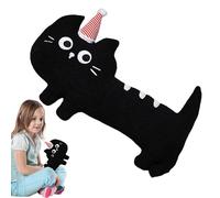 Générique Long Cat Pillow, Cute Plush, Soft Hugging Toy, Cozy Kitten Cushion, Adorable Sleeping Companion, Decorative Animal Pillow, Presents for Kids, Girls, Boys, 15,75 x 7,87 pollici