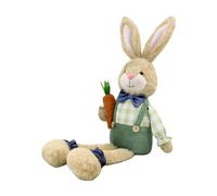 Générique Long Leg Spring Decor,Cute Animal Figurine Bunny Decor,for Home Bedroom Dining Table Desk Shelf Dorm Office Farmhouse Holiday