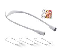 Générique Luce di lettura del collo - Luce del collo pieghevole | Libro la luce per la lettura a | Luce intorno al collo per maglieria e uncinetto, 3 colori e luminosità regolabile