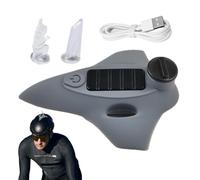 Générique Luce Frenello Casco | Di Coda Avviso Casco Retrovisore, di Avviso con Luminosa e Illuminazione Leggera per Moto Fuoristrada Avventura Guida Scooter Notte e ATV