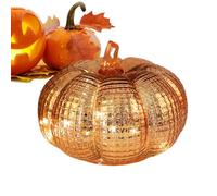 Générique Luce | Lampada Notti con Timer | Decorazione LED Vetro su Batterie per Centro Tavolo Cucina | Autunno Ringraziamento Festa Indoor Rustico Halloween