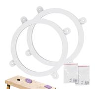 Générique Luci LED per pannello della Cornovaglia - Set di anelli kit di illuminazione esterna impermeabile per cornole, accessorio per feste di gioco, decorazione del parco giochi por
