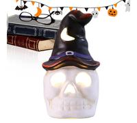 Générique Luci per decorazioni di Halloween | Decorazione di Halloween a LED | Ceramica Light Up Halloween Light Jack Lantern | Luci di Corda di Vivo per decorazioni della finestra