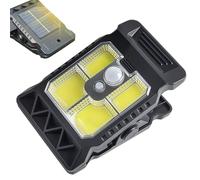 Générique Luci Solari a Clip con Rilevatore di Movimento - Illuminazione Portatile Emergenza | Illuminazione LED Portatile per Recinzione Portale Giardino Garage Campeggio Terrazza