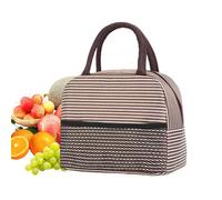 Générique Lunch Tote - Insulated Storage Bag with Mesh Pocket | Contenitore per pranzo alla per bambini adulti, ufficio scuola campeggio all'aperto picnic beach food snack frutta drink carrier