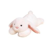 Générique Lying Rabbit Stuffed Animal, Huggable Bunny Plush with Floppy Ears, Cute Realistic Cuddly Animals Collection, Perfect for Study Room, Living Room Decor, and Cozy Accents