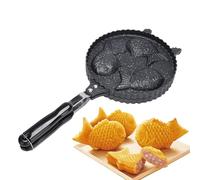 Générique Macchina Per Taiyaki | Utensile Da Cucina In Alluminio Per Snack Giapponesi - Waffle A Forma Di Pesce,Per Colazione Principianti Professionali