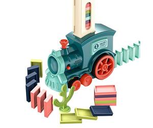 Générique Macchina | Set di Automatico per | Locomotiva Dominos Train Giocattoli per ragazzi e ragazze sopra i 3 Anni
