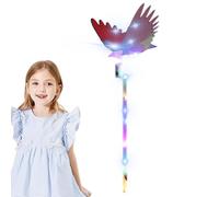 Générique Magico per Ragazze Fata - Luminoso LED Principessa per Principessa Portatile Bastone da Fata per Costume da Ragazza Gioco di Ruolo Spettacolo Cosplay Regalo di Compleanno