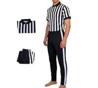 Générique Maglia da di Hockey - Uniforme a righe nere e bianche | Maglia a maniche corte con scollo a V con pantaloni | per lo sport la palestra il softball il baseball il pallavolo