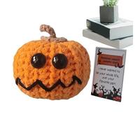 Générique Maglia di Halloween - Ornamento Soffice Uncinetto Uncinetto con Design Confortevole E Stile Fantasia | Decorazione Di Supporto Emotivo per La Sala Di Studio Cha