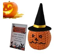 Générique Maglia di Halloween - Ornamento Soffice Uncinetto Uncinetto con Design Confortevole E Stile Fantasia | Decorazione Di Supporto Emotivo per La Sala Di Studio Cha