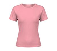 Générique Maglietta a maniche corte per ragazze, vestibilità aderente, scollo rotondo a costine, basic, per dai cinque ai quattordici anni, abbigliamento casual per la scuola