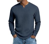 Générique Maglietta a maniche lunghe da uomo, maglietta sportiva a maniche corte e scollo rotondo, vestibilità morbida e confortevole, top casual e stile versatile